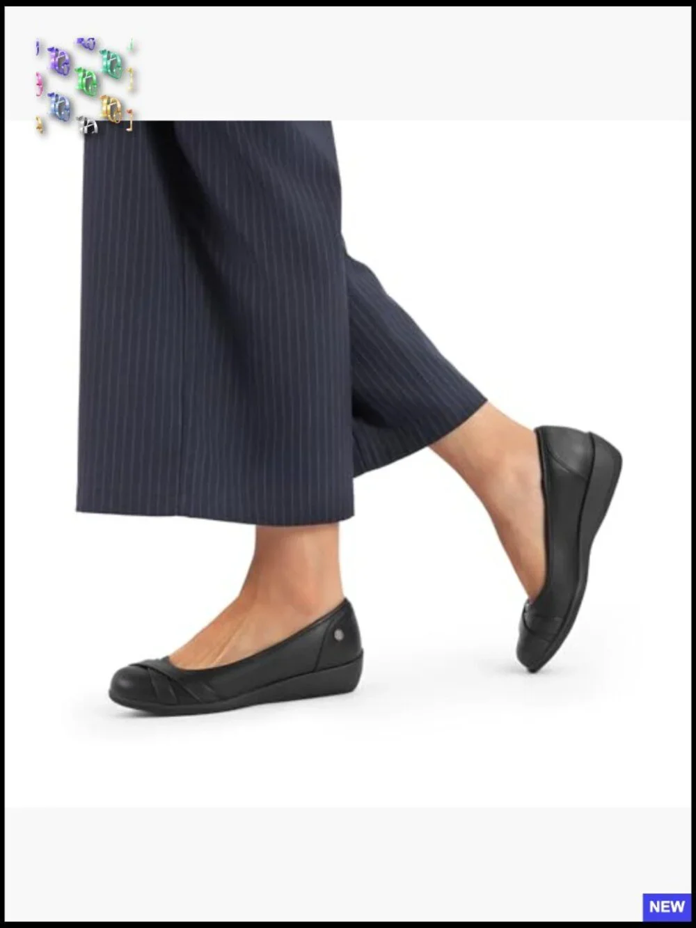 Ballet Flats Comfortable Dressy Office Work Shoes Wedge Heel Elegant Classic